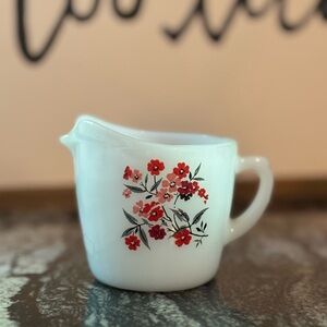 Mid-Century Modern Fire King White Creamer